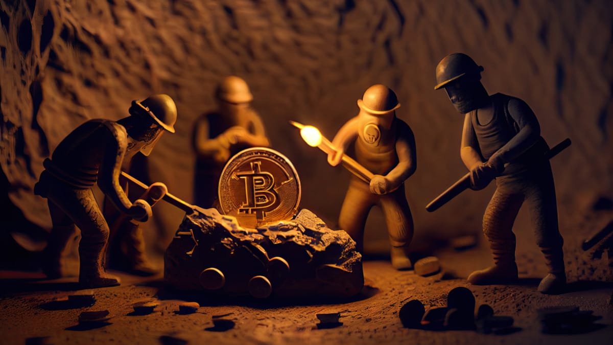 Bitcoin mining facilities operating during a bitcoin supply shock phase